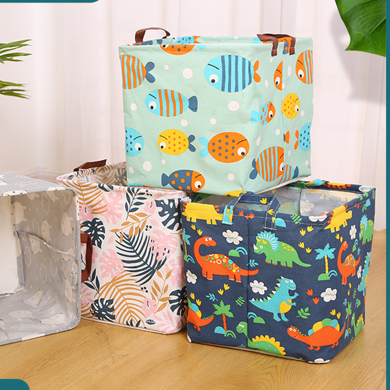Cube Folding Fabric Storage Basket Closet