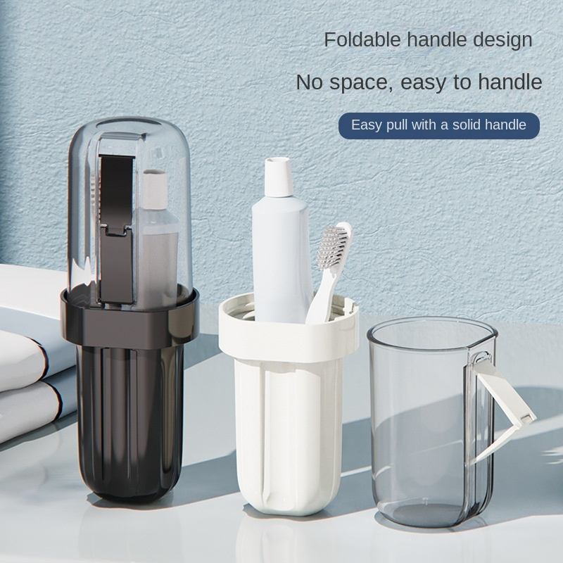 Portable Toothbrush Storage Case Toothpaste Holder