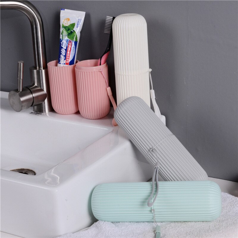 Travel Portable Toothbrush Cup Toothpaste Holder Box