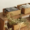 Natural Large Woven Seagrass Basket Of Straw Wicker