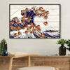 Cocker Spaniel Dog Poster | Tsunami Dog | Wall Art Gift for Miniature Puppies Lover