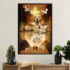 Golden Retriever Poster | Dog Reflection Jesus | Wall Art Gift for Dog Puppies Lover